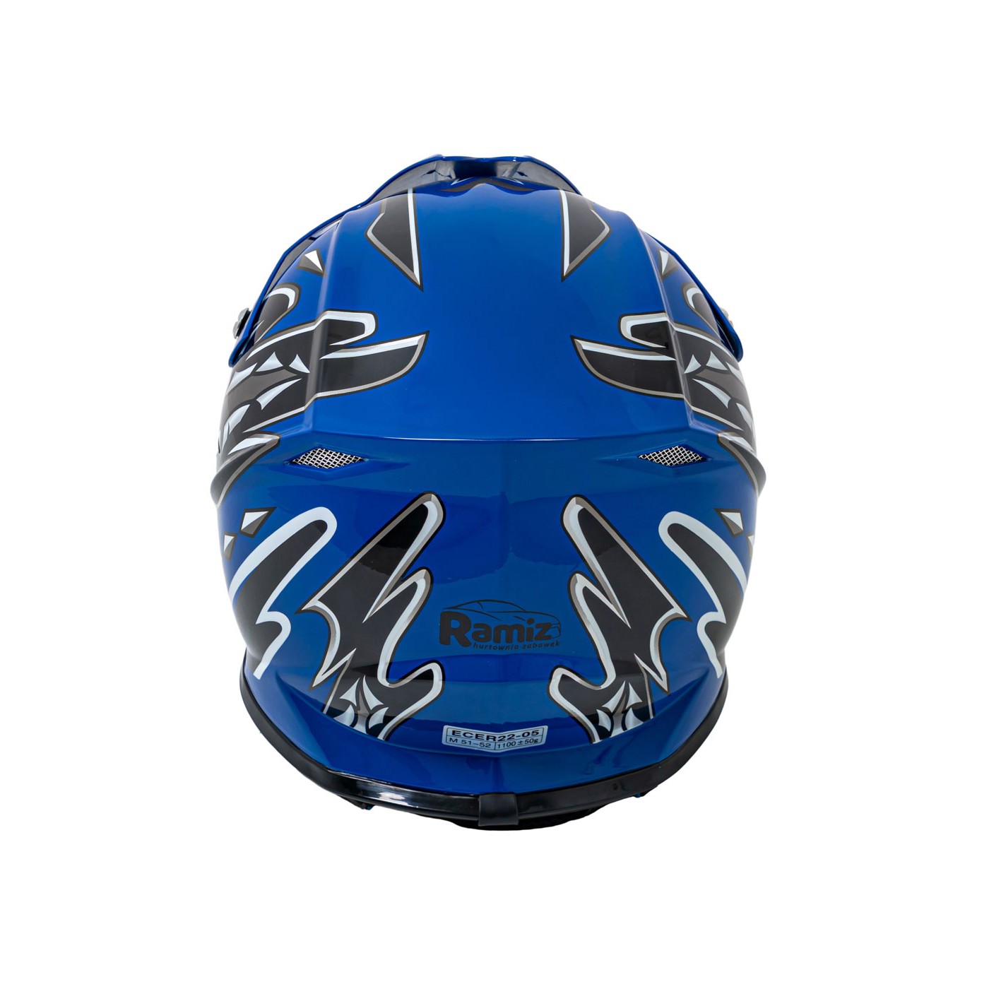 Moto přilba Enduro Blue S