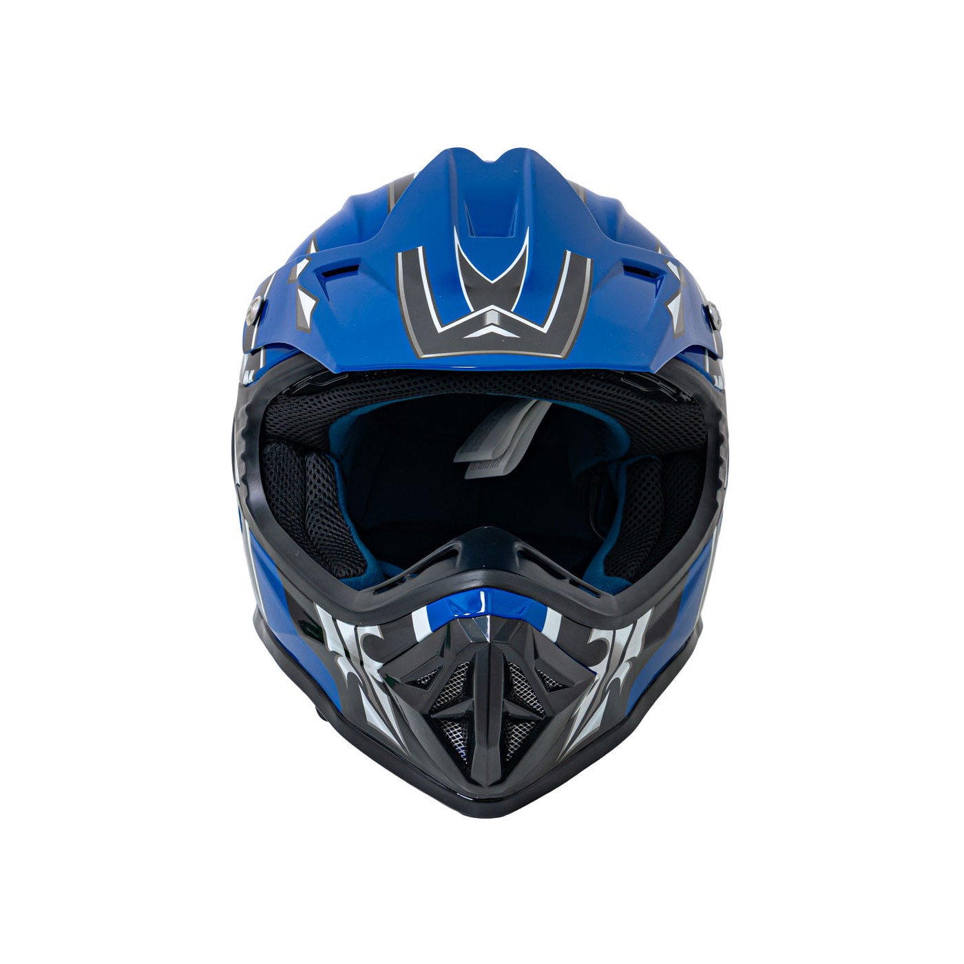 Moto přilba Enduro Blue M