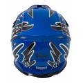 Moto přilba Enduro Blue M