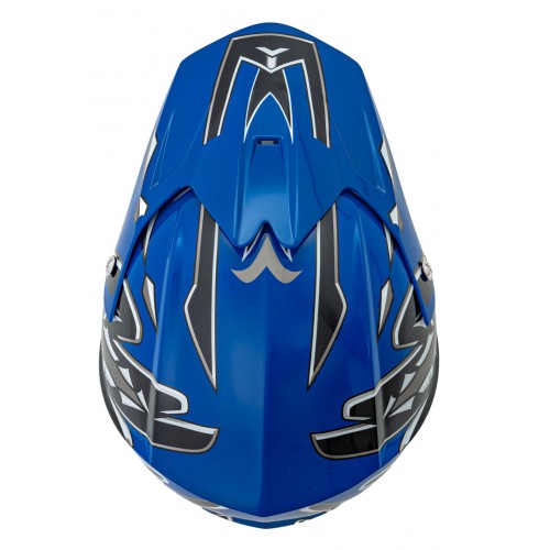 Moto přilba Enduro Blue M