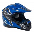 Moto přilba Enduro Blue L