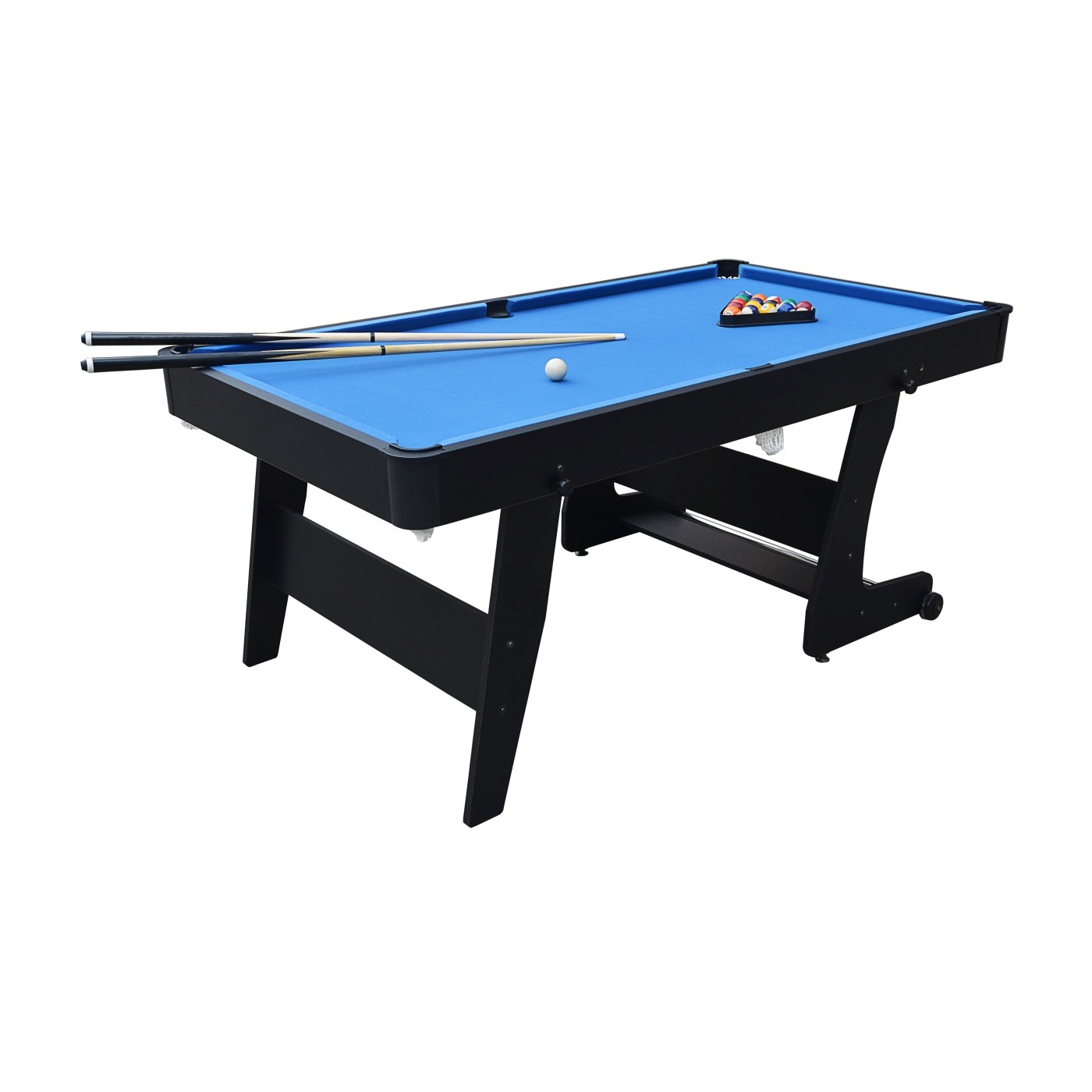 Kulečníkový stůl 6 FT 182x96cm Modrý