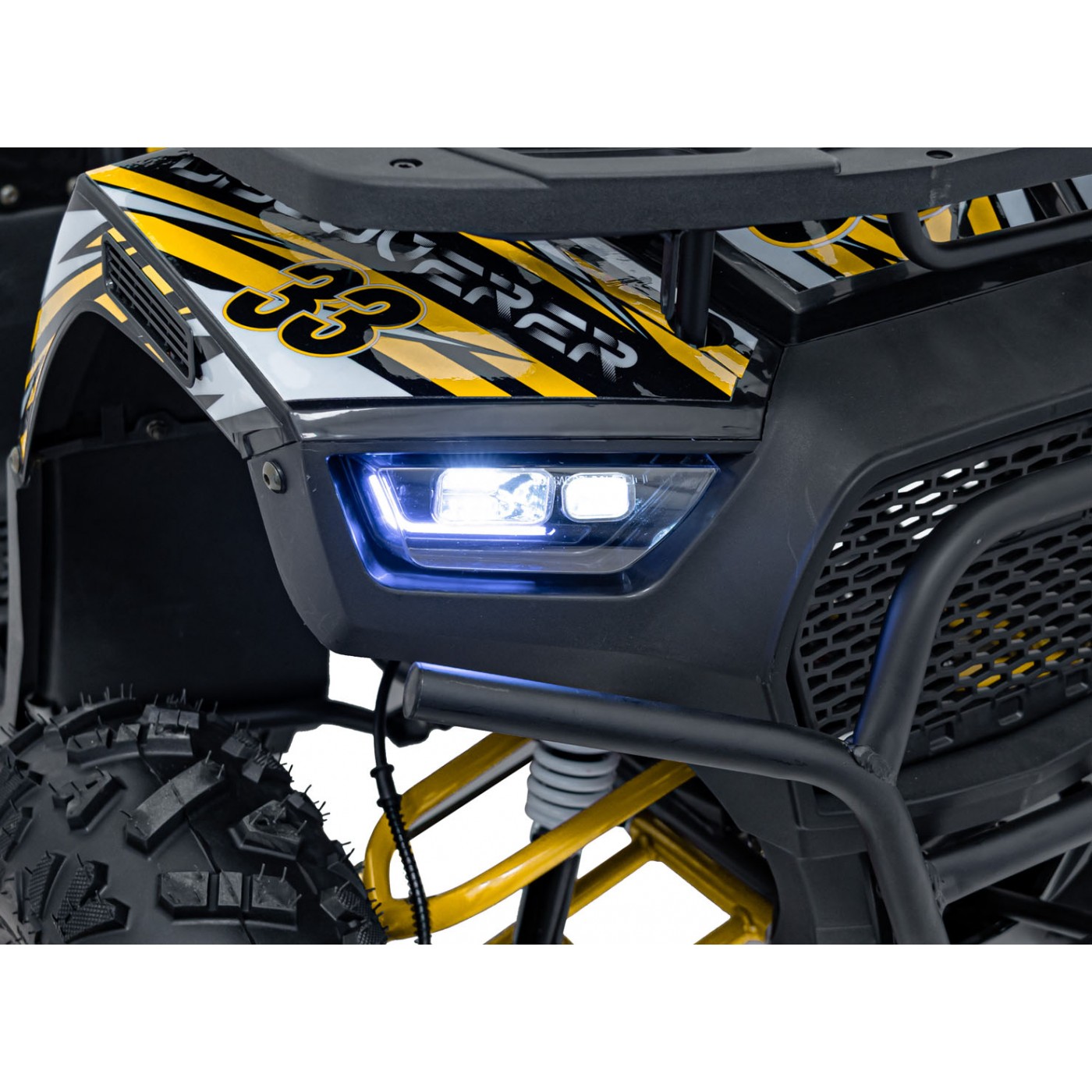 Spalovací čtyřkolka 125CC DISCOVERER žlutá