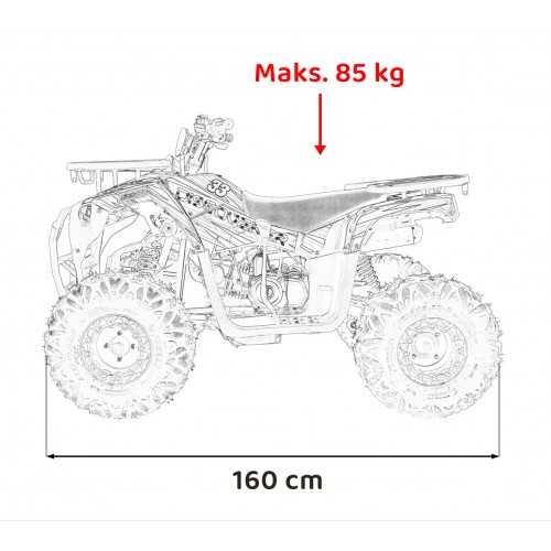 Spalovací čtyřkolka 125CC DISCOVERER černá