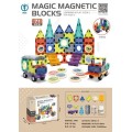 Magnetické bloky sada 71 kusů