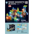 Magnetické bloky sada 65 kusů
