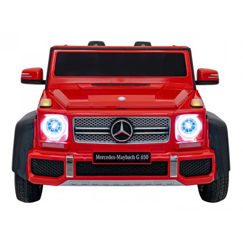 Mercedes Benz MAYBACH G650 STRONG červené vozidlo