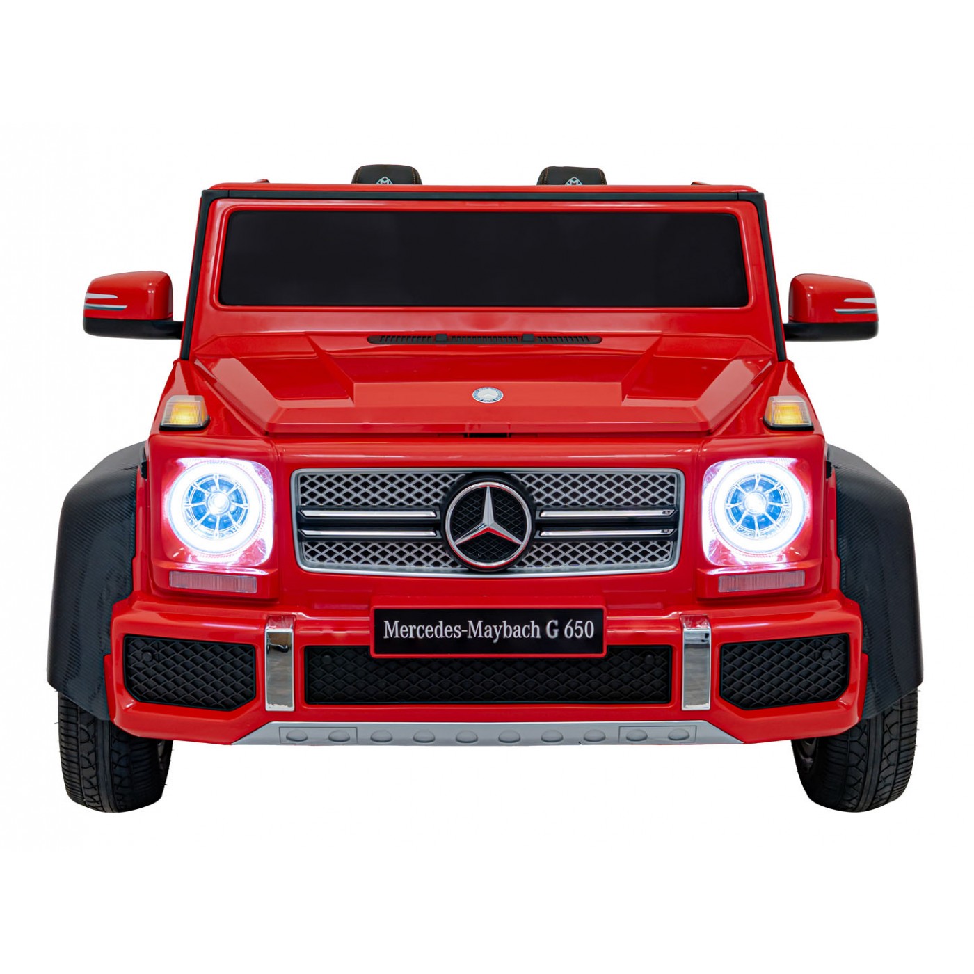 Mercedes Benz MAYBACH G650 STRONG červené vozidlo
