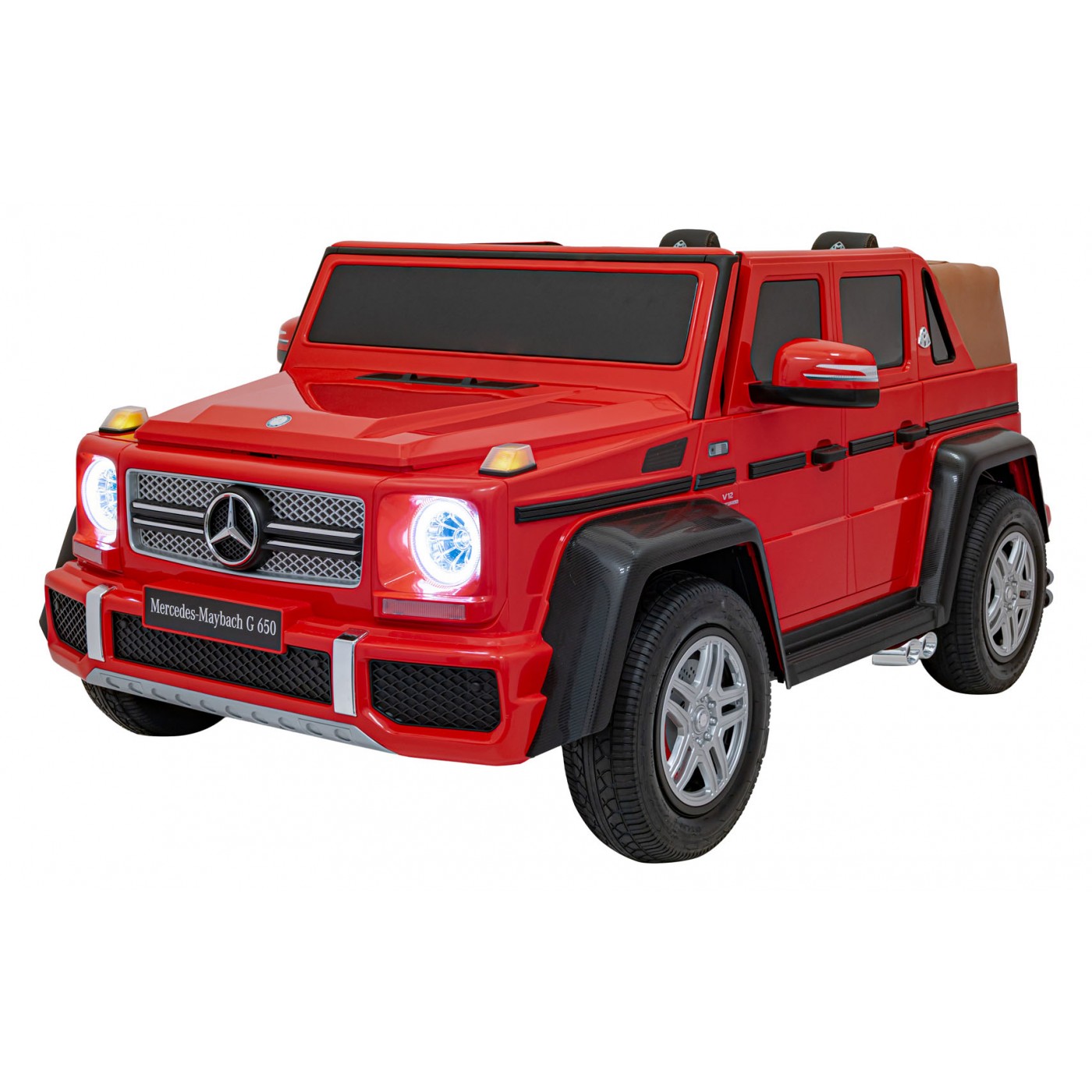 Mercedes Benz MAYBACH G650 STRONG červené vozidlo