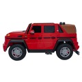 Mercedes Benz MAYBACH G650 STRONG červené vozidlo
