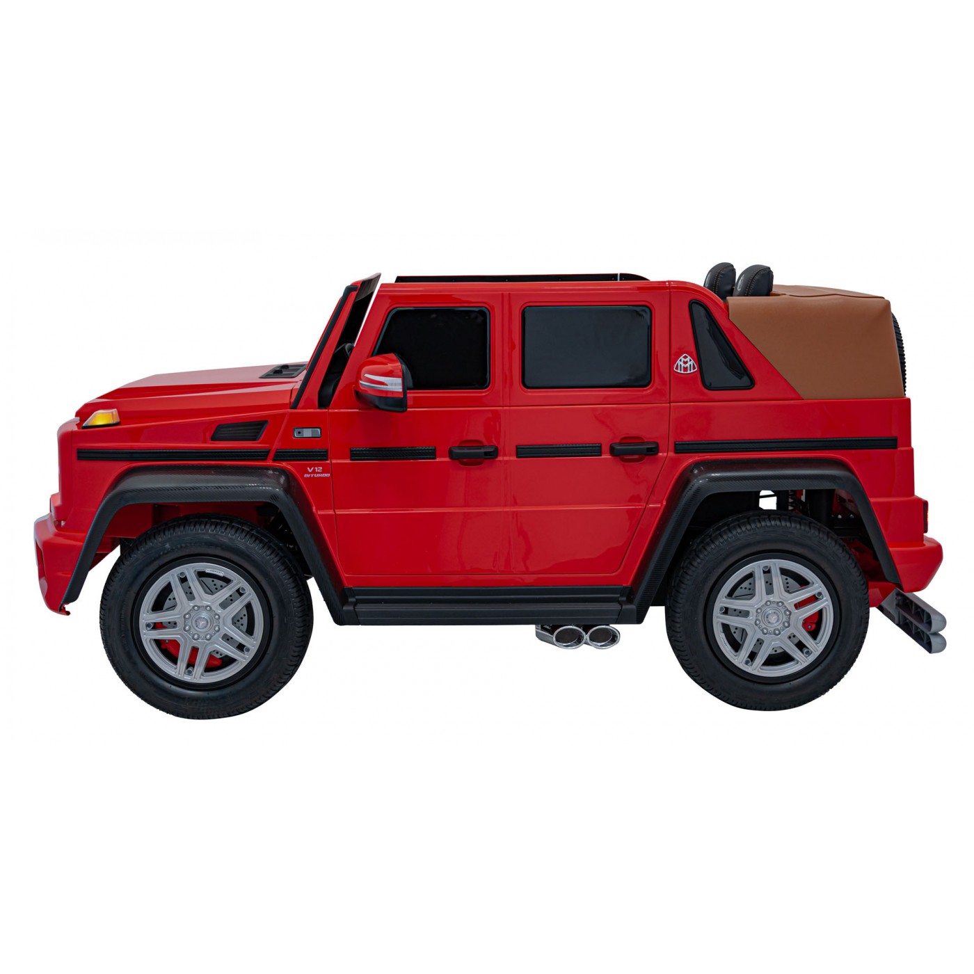 Mercedes Benz MAYBACH G650 STRONG červené vozidlo