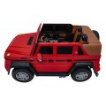 Mercedes Benz MAYBACH G650 STRONG červené vozidlo