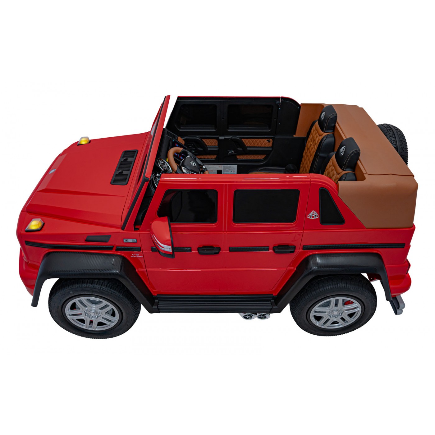 Mercedes Benz MAYBACH G650 STRONG červené vozidlo
