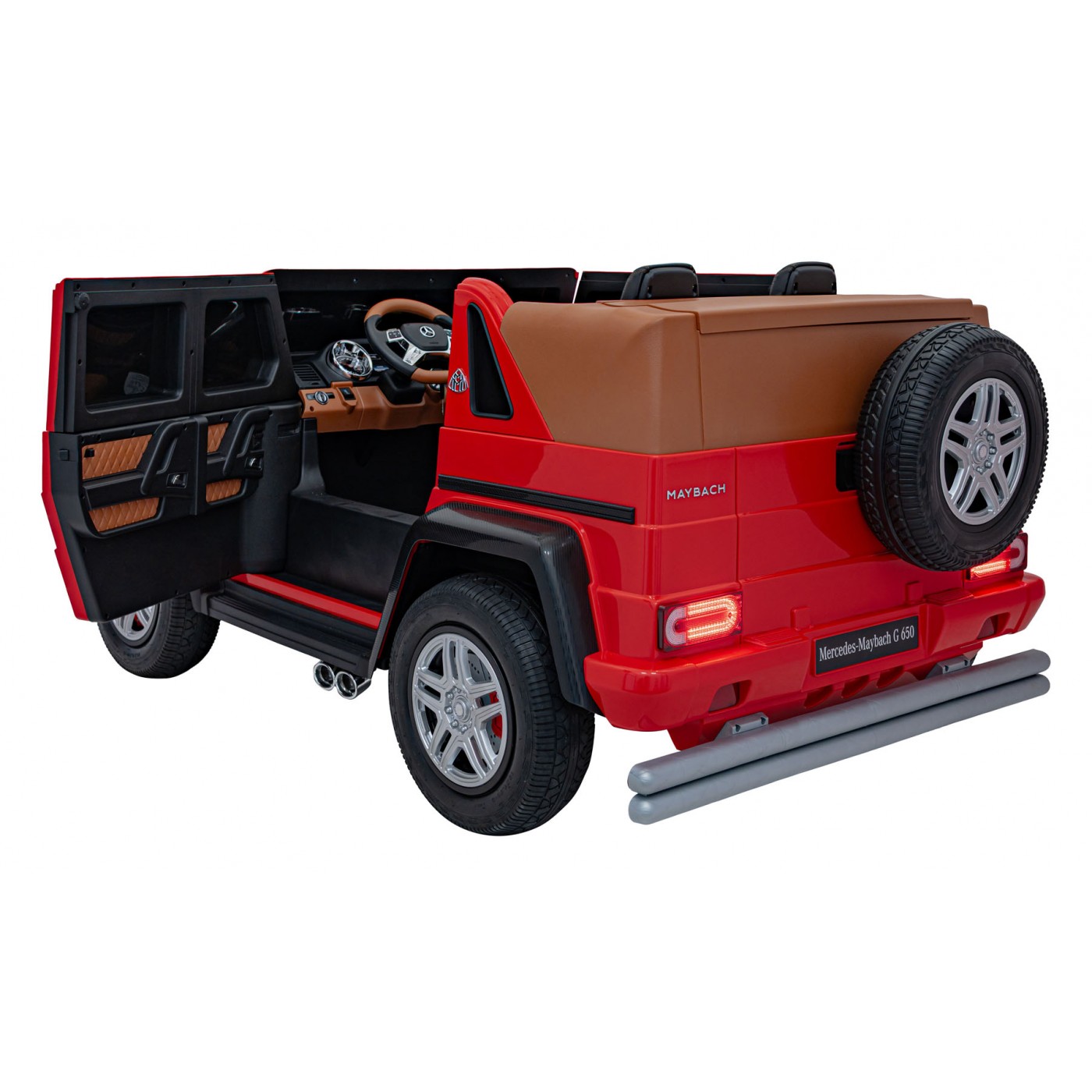 Mercedes Benz MAYBACH G650 STRONG červené vozidlo