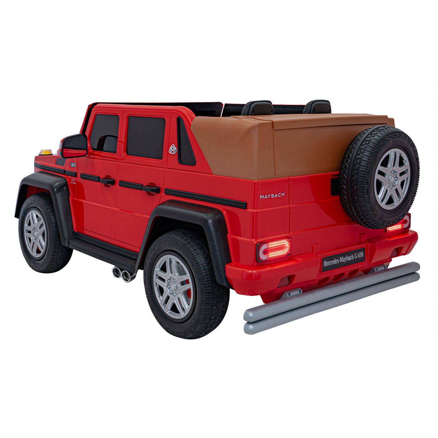 Mercedes Benz MAYBACH G650 STRONG červené vozidlo