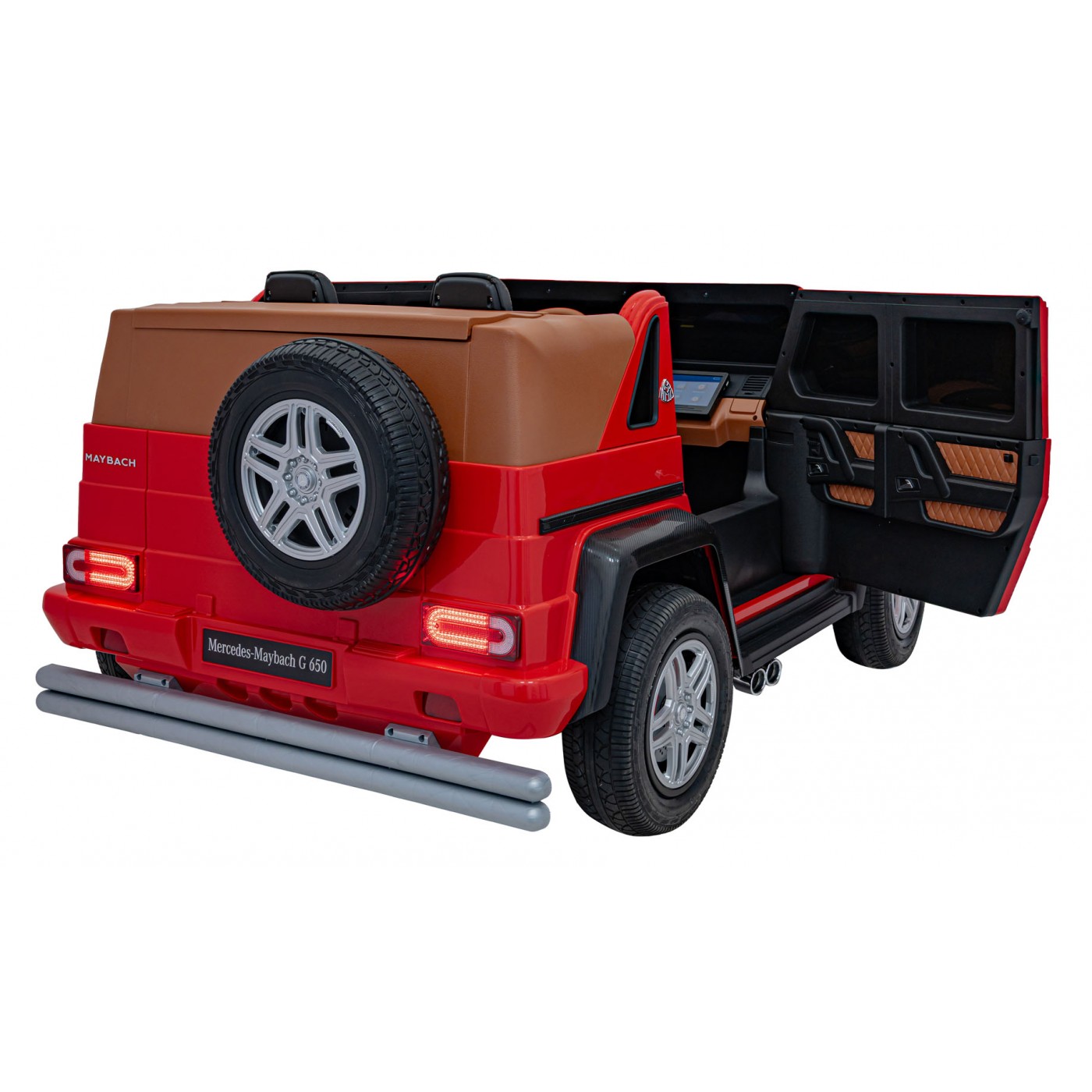 Mercedes Benz MAYBACH G650 STRONG červené vozidlo