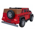 Mercedes Benz MAYBACH G650 STRONG červené vozidlo