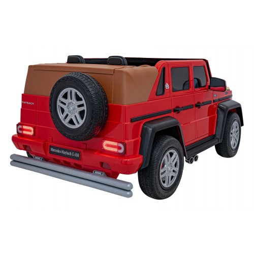 Mercedes Benz MAYBACH G650 STRONG červené vozidlo