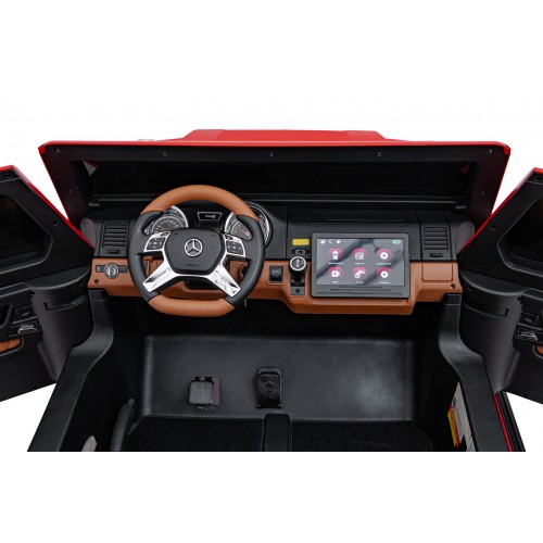 Mercedes Benz MAYBACH G650 STRONG červené vozidlo
