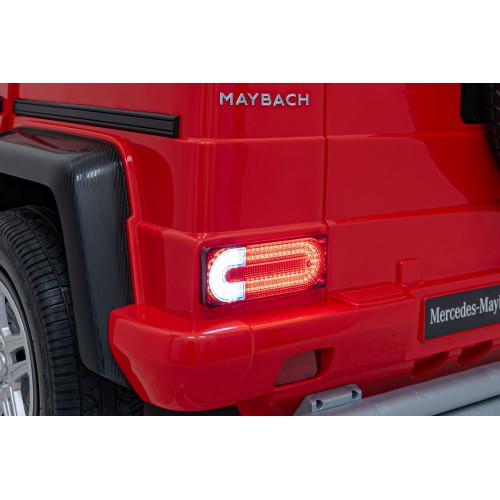 Mercedes Benz MAYBACH G650 STRONG červené vozidlo