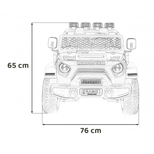 Off Road MONSTER Zelené vozidlo