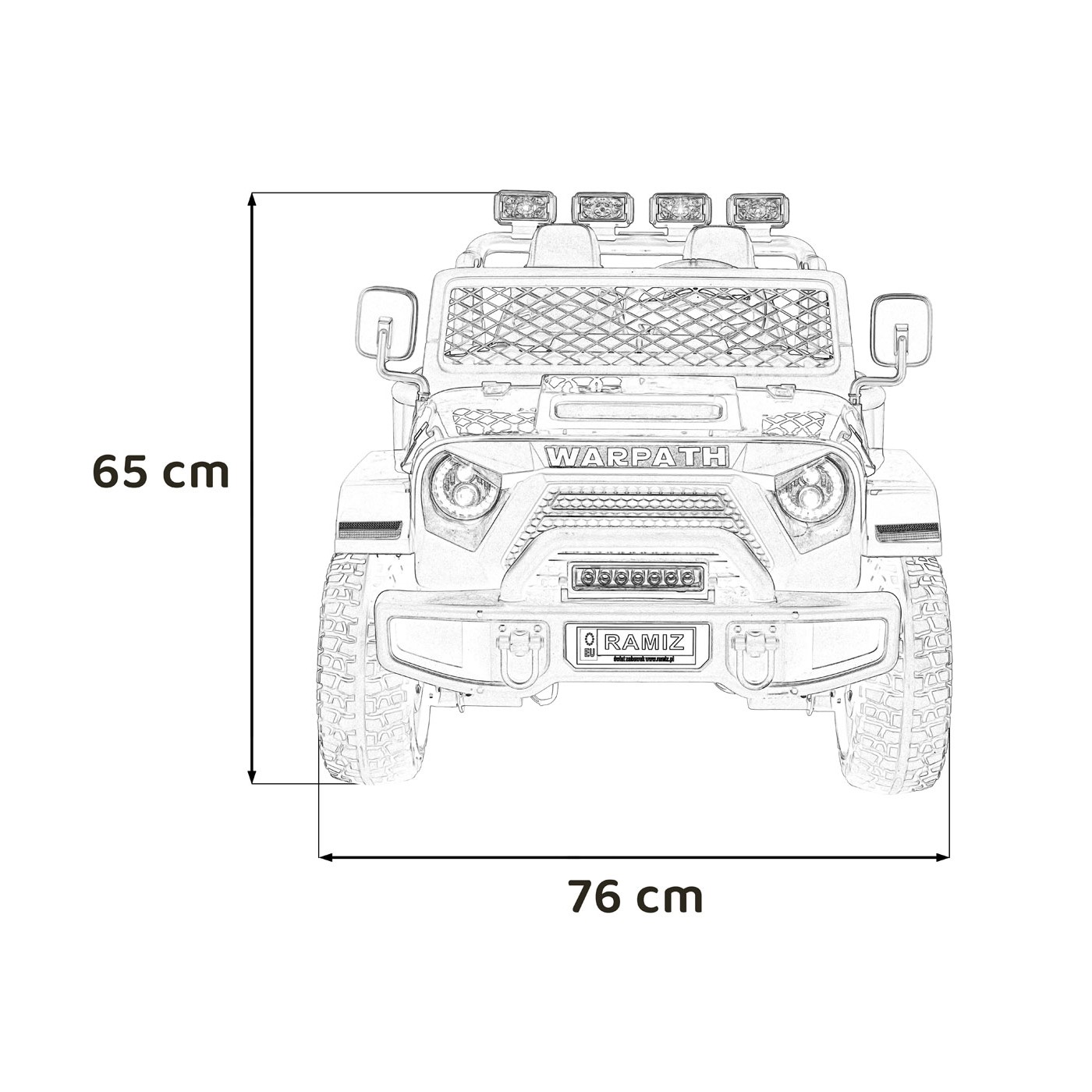 Off Road vozidlo MONSTER Pink