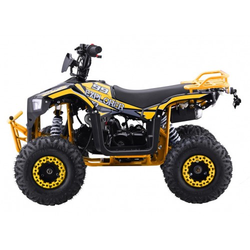 Žlutá čtyřkolka se spalovacími motory 110CC EXPLORER