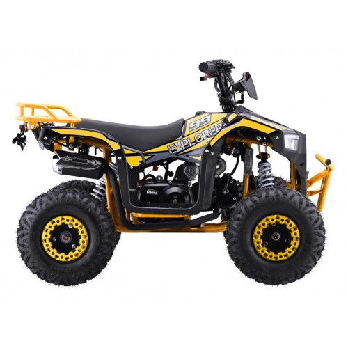 Žlutá čtyřkolka se spalovacími motory 110CC EXPLORER