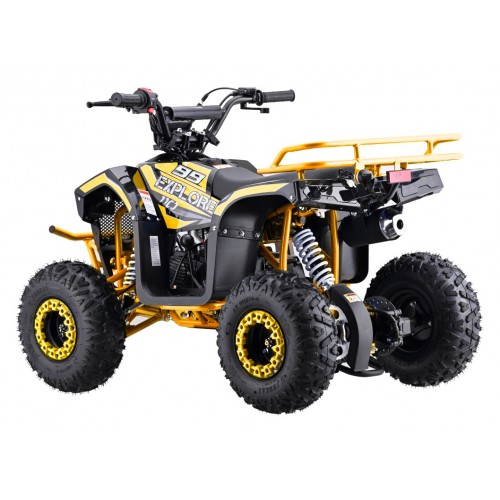 Žlutá čtyřkolka se spalovacími motory 110CC EXPLORER