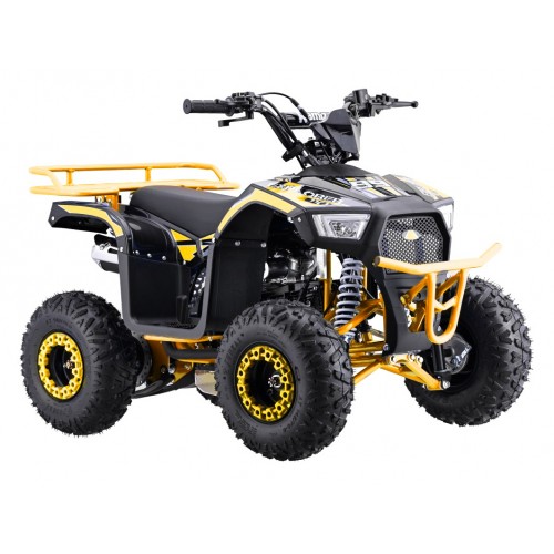 Žlutá čtyřkolka se spalovacími motory 110CC EXPLORER