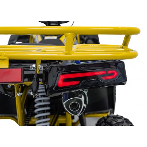 Žlutá čtyřkolka se spalovacími motory 110CC EXPLORER