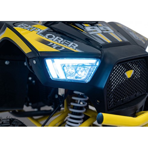 Žlutá čtyřkolka se spalovacími motory 110CC EXPLORER