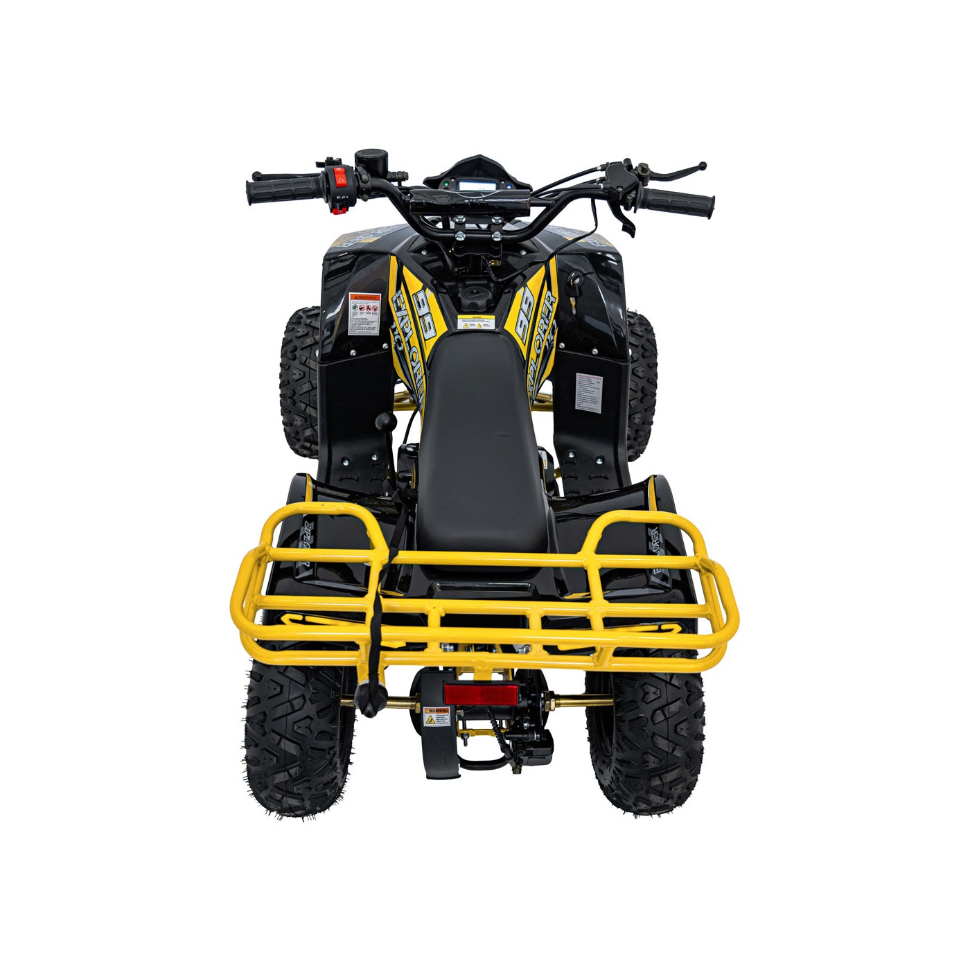 Žlutá čtyřkolka se spalovacími motory 110CC EXPLORER