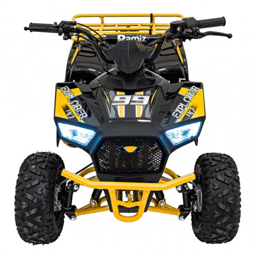 Žlutá čtyřkolka se spalovacími motory 110CC EXPLORER
