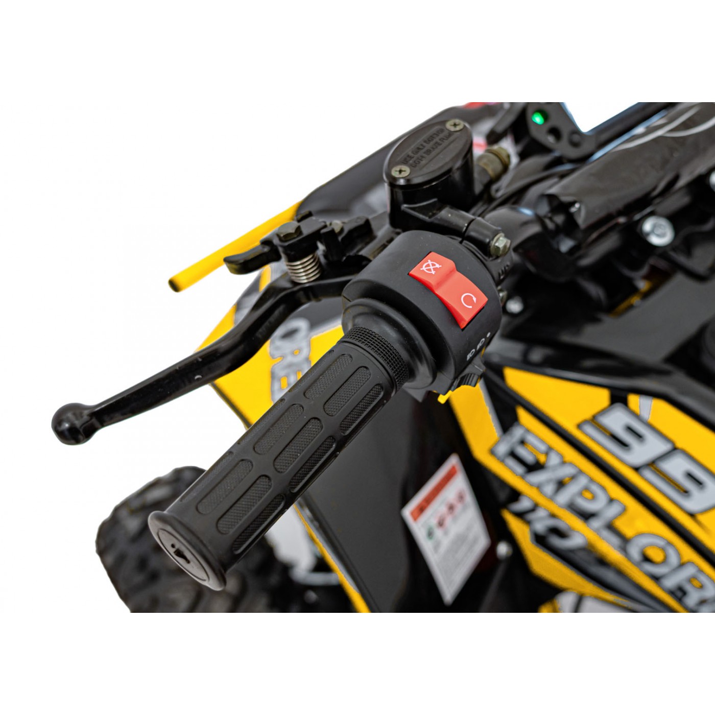 Žlutá čtyřkolka se spalovacími motory 110CC EXPLORER