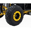 Žlutá čtyřkolka se spalovacími motory 110CC EXPLORER