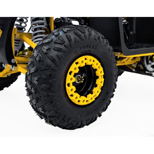 Žlutá čtyřkolka se spalovacími motory 110CC EXPLORER