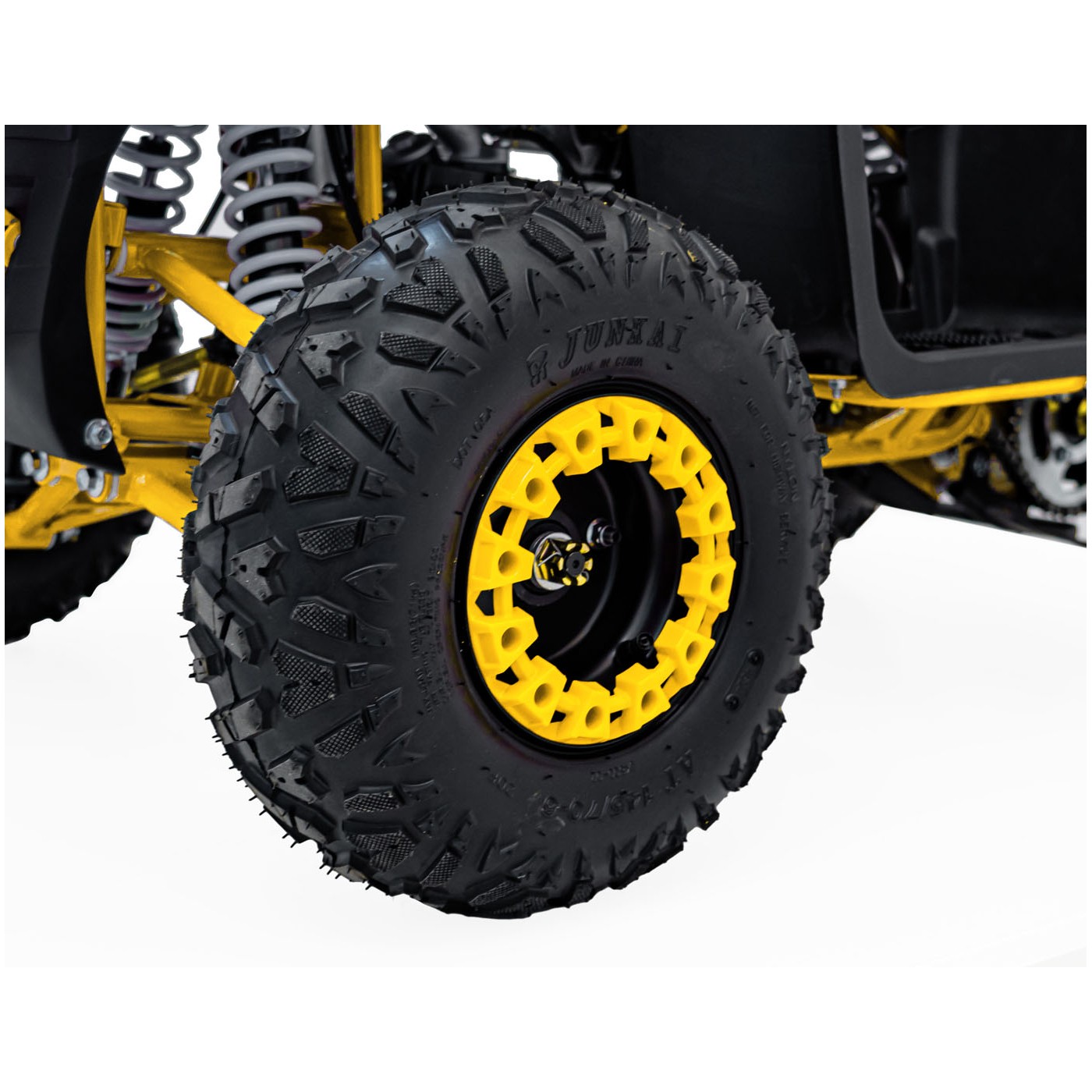 Žlutá čtyřkolka se spalovacími motory 110CC EXPLORER