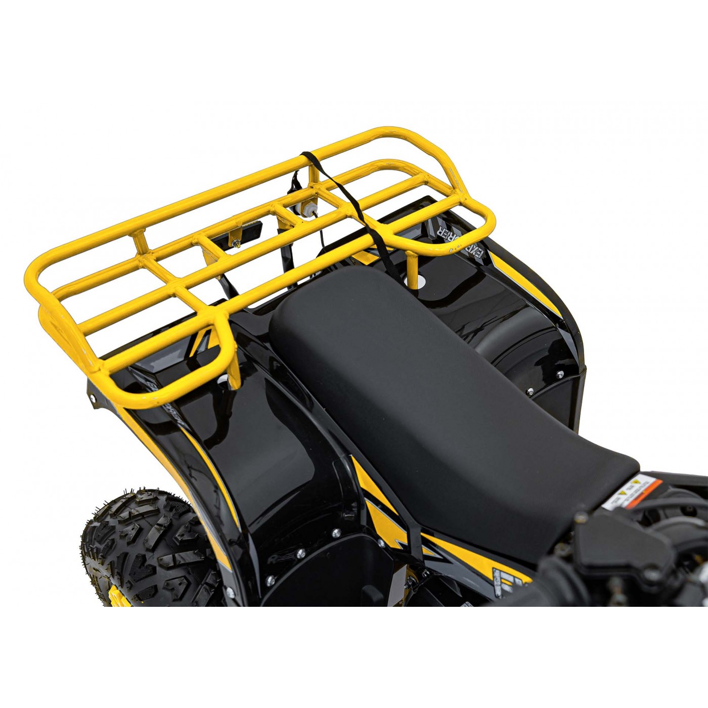 Žlutá čtyřkolka se spalovacími motory 110CC EXPLORER