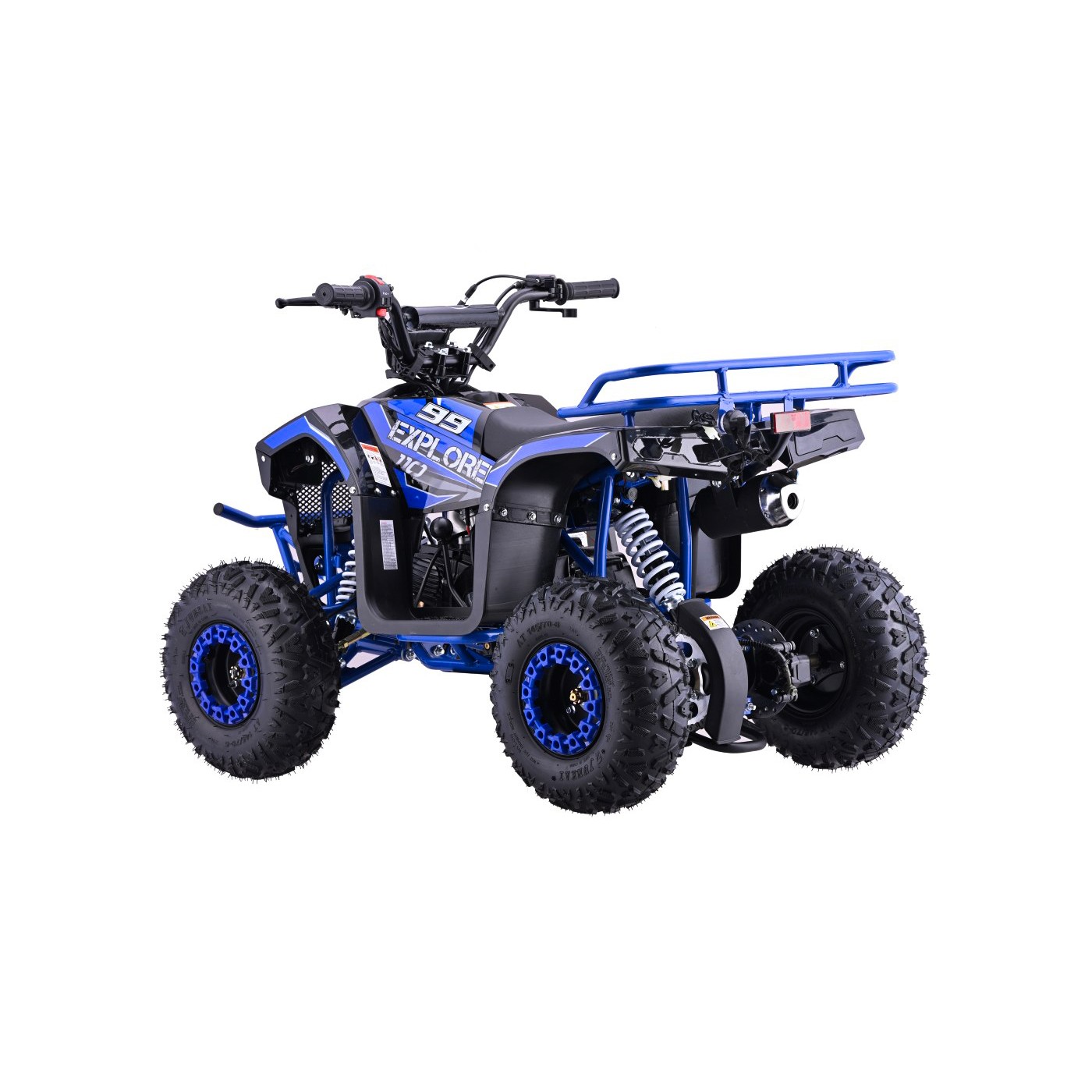 Modré čtyřkolkové vozidlo EXPLORER 110CC EXPLORER
