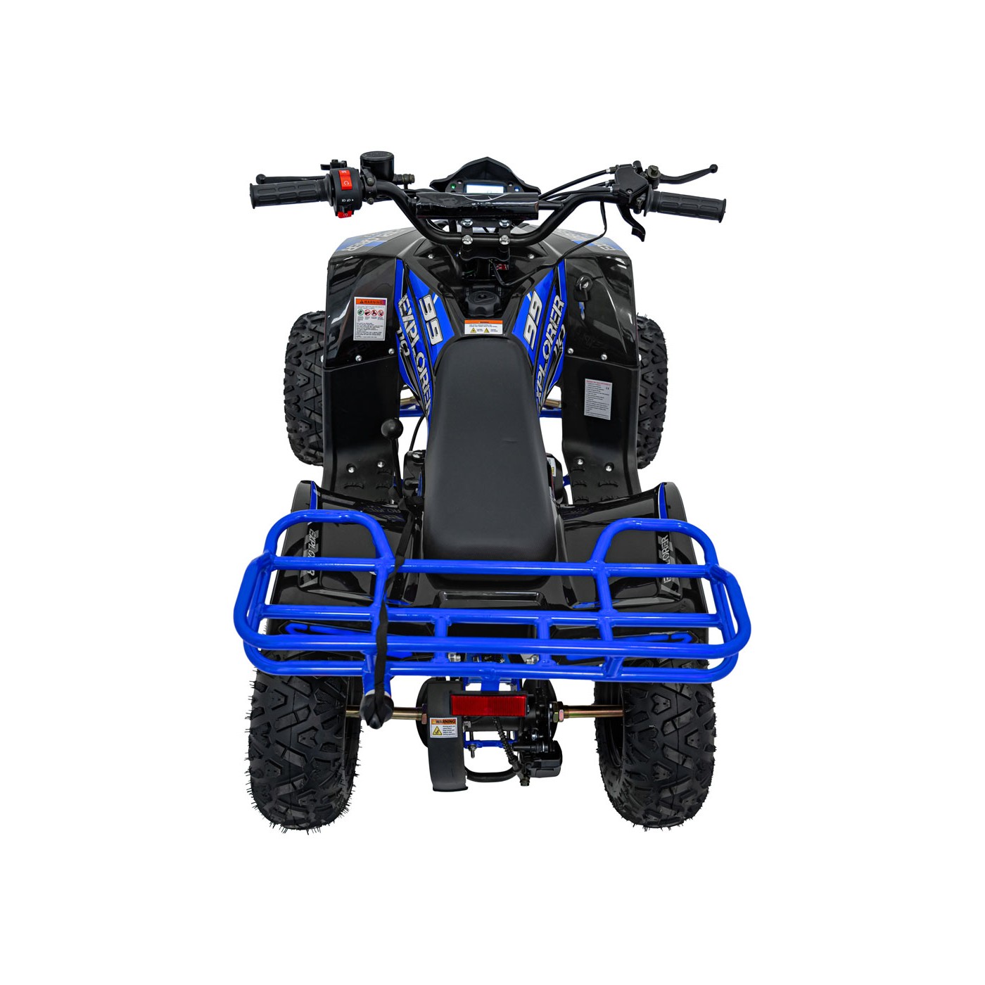 Modré čtyřkolkové vozidlo EXPLORER 110CC EXPLORER