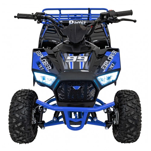 Modré čtyřkolkové vozidlo EXPLORER 110CC EXPLORER