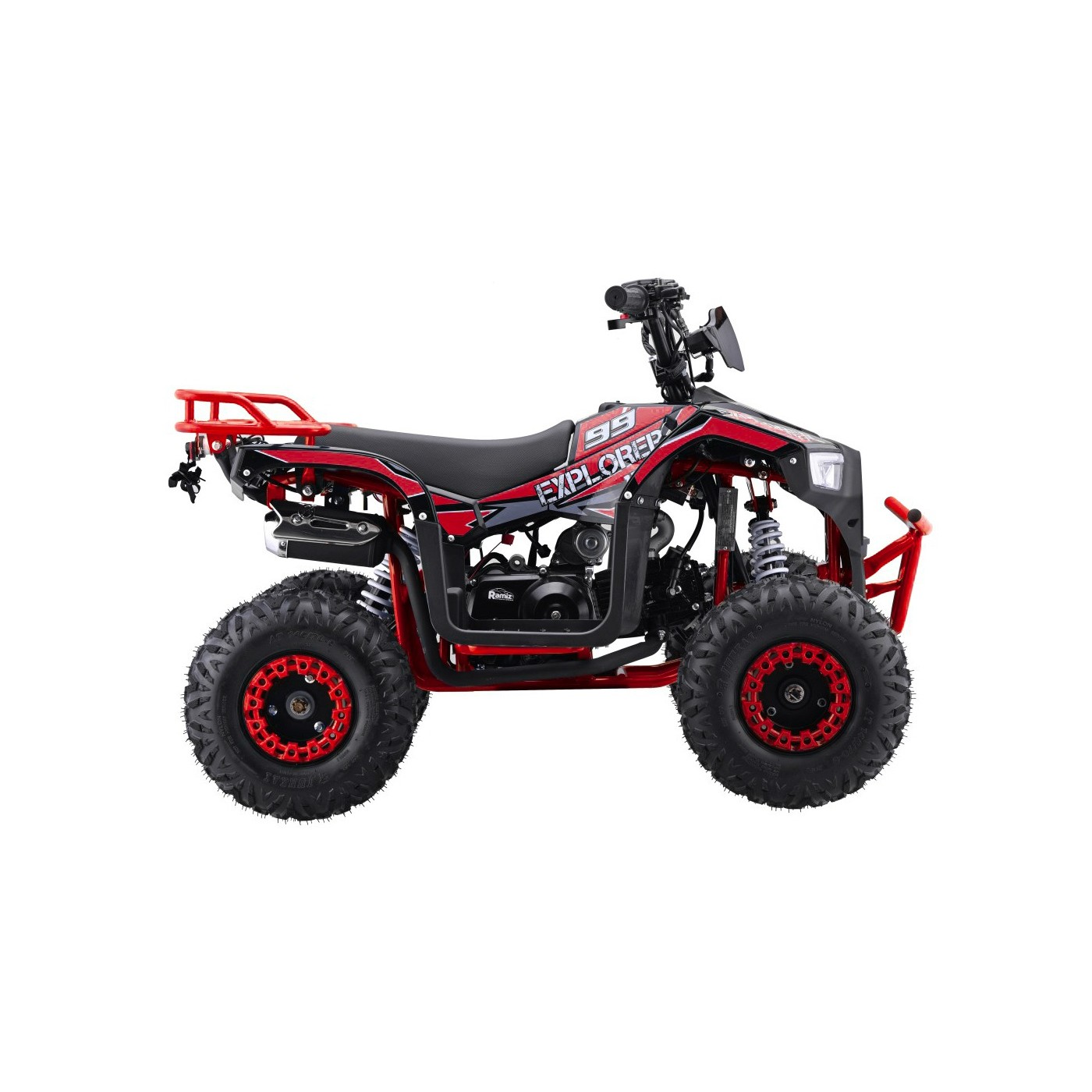 Červené čtyřkolkové vozidlo EXPLORER 110CC EXPLORER