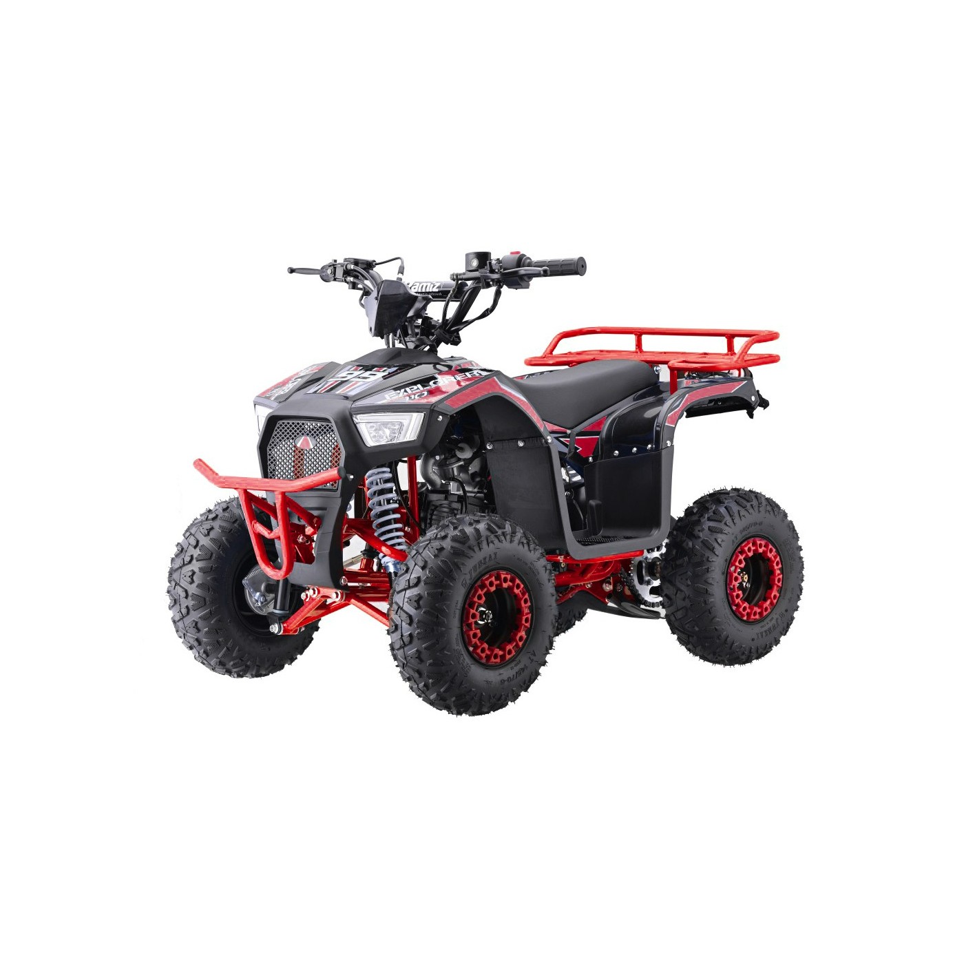 Červené čtyřkolkové vozidlo EXPLORER 110CC EXPLORER