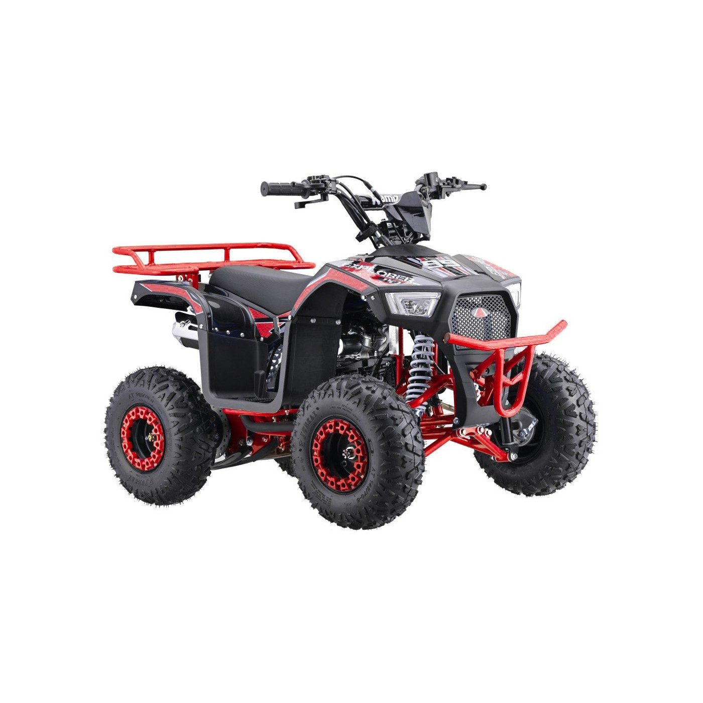 Červené čtyřkolkové vozidlo EXPLORER 110CC EXPLORER
