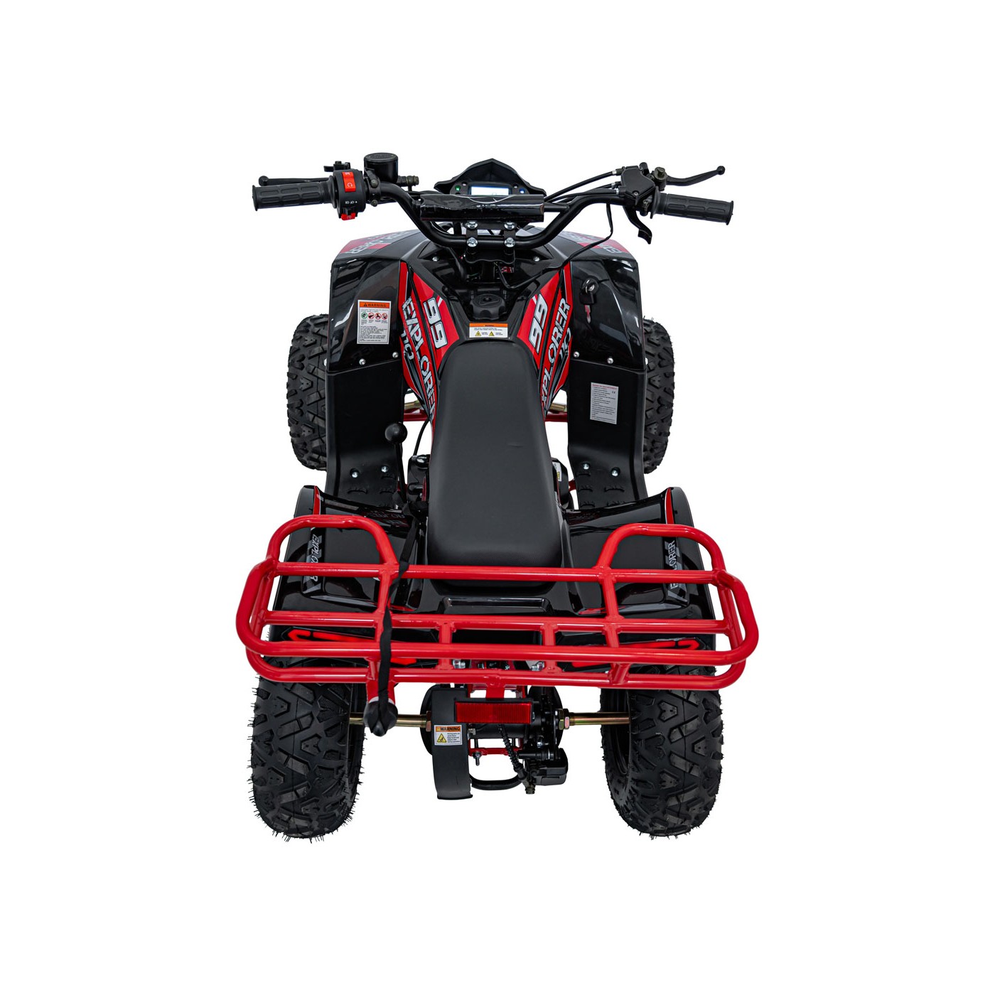 Červené čtyřkolkové vozidlo EXPLORER 110CC EXPLORER