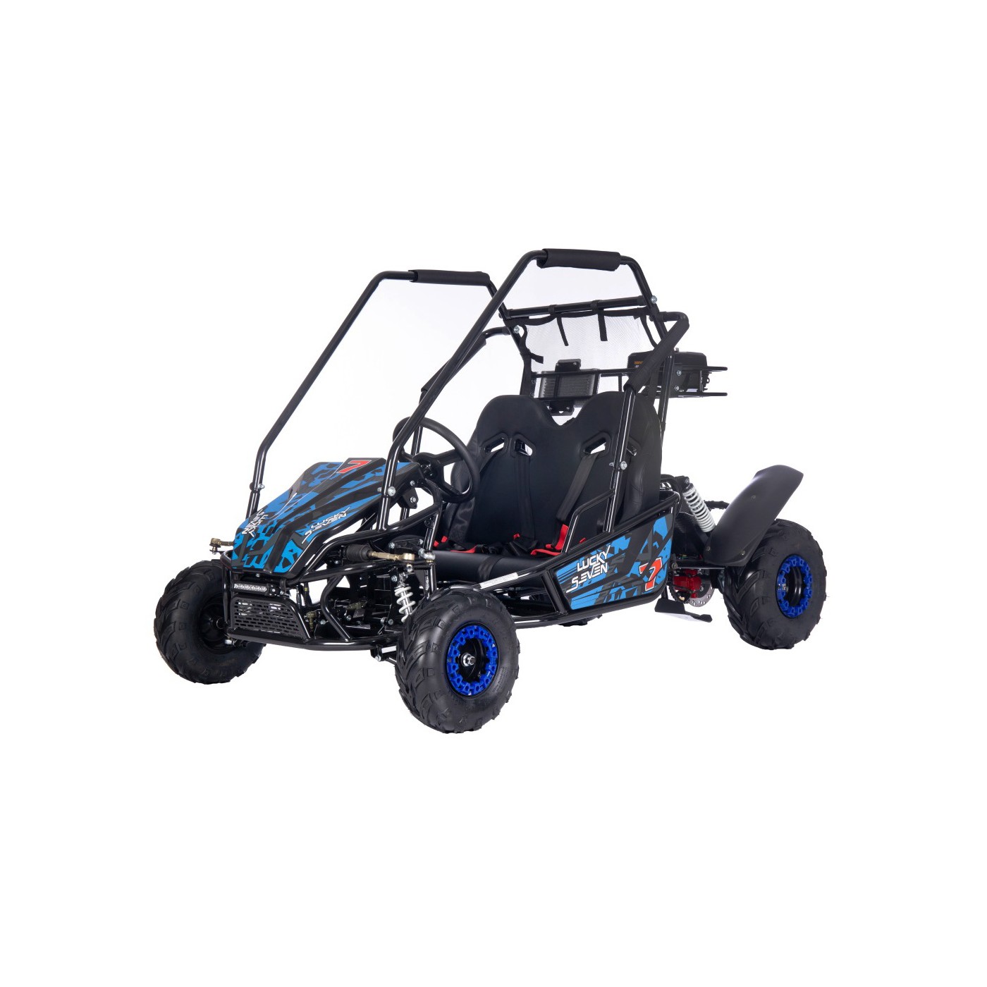 Spalovací vozítko BUGGY LUCKY SEVEN LIFT Modrá