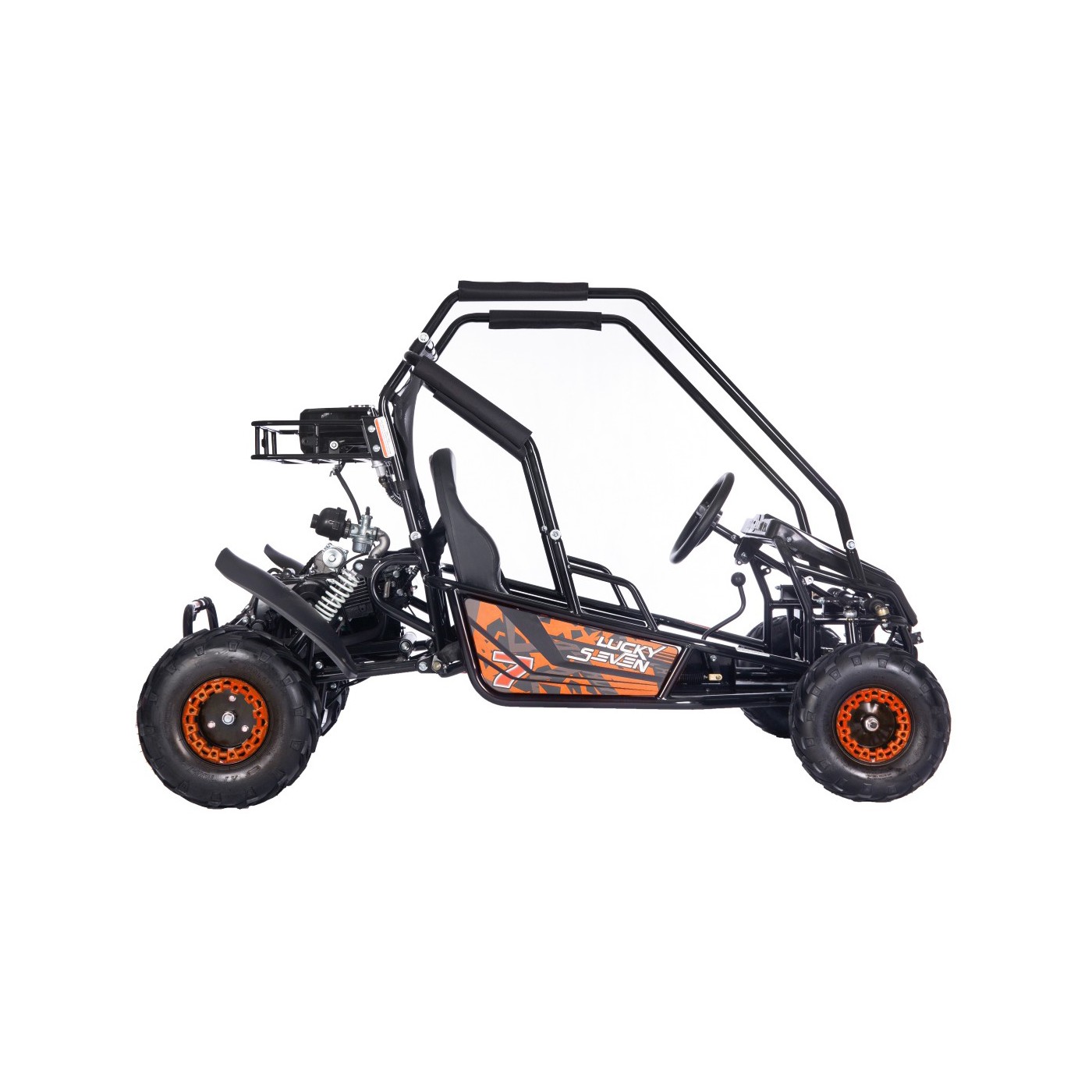 Vozidlo BUGGY Benzín LUCKY SEVEN LIFT Oranžová