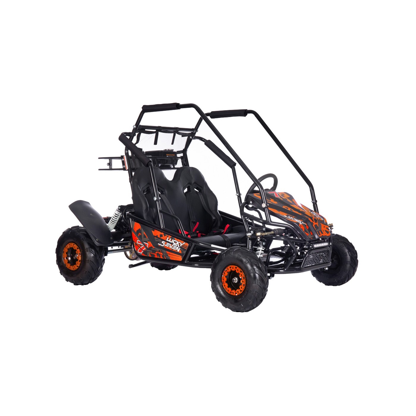Vozidlo BUGGY Benzín LUCKY SEVEN LIFT Oranžová