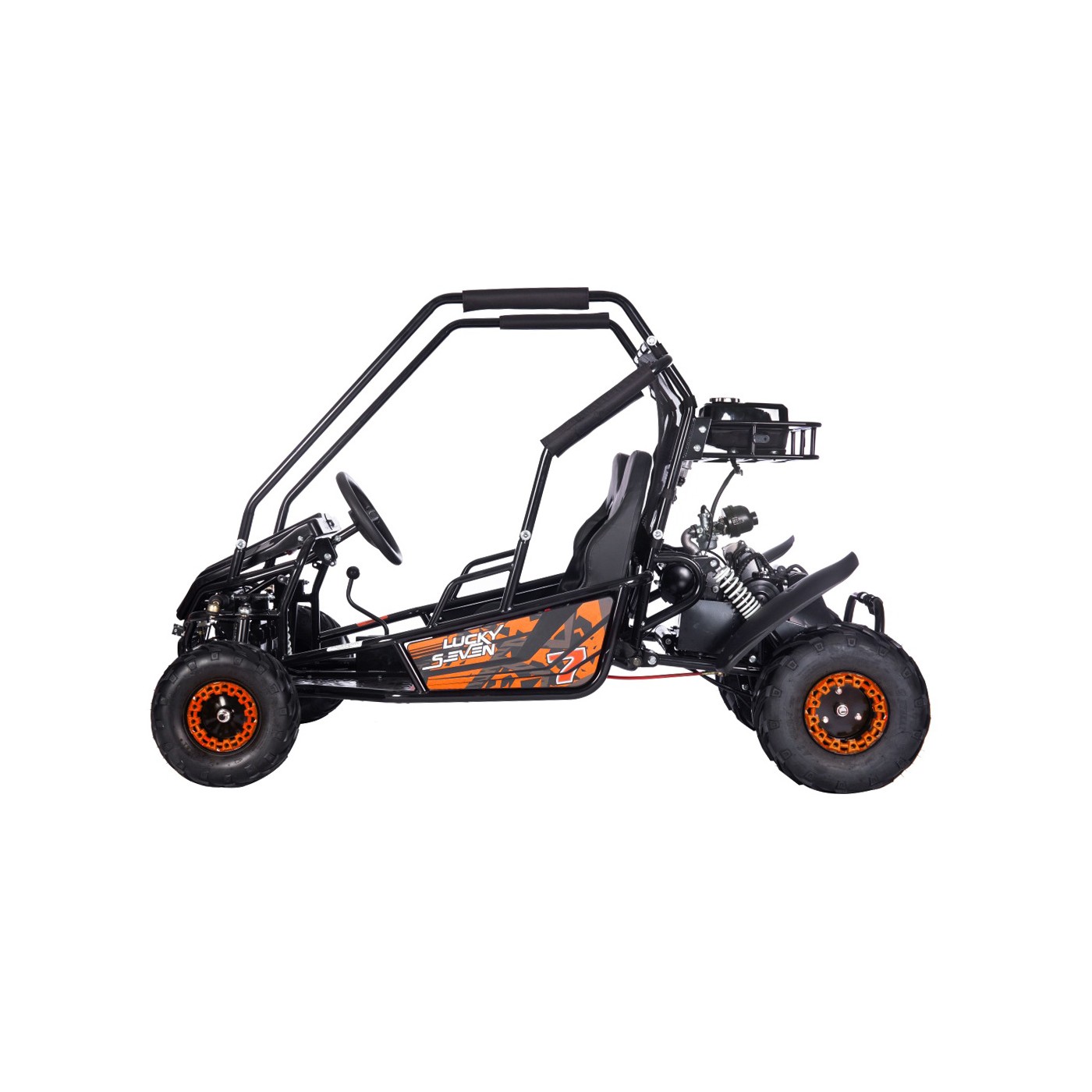 Vozidlo BUGGY Benzín LUCKY SEVEN LIFT Oranžová